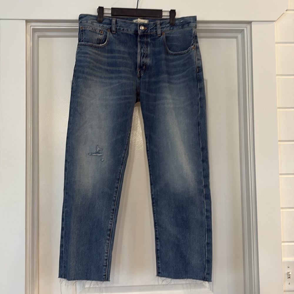 Madewell Straight-Leg Jeans in Medium Blue Wash